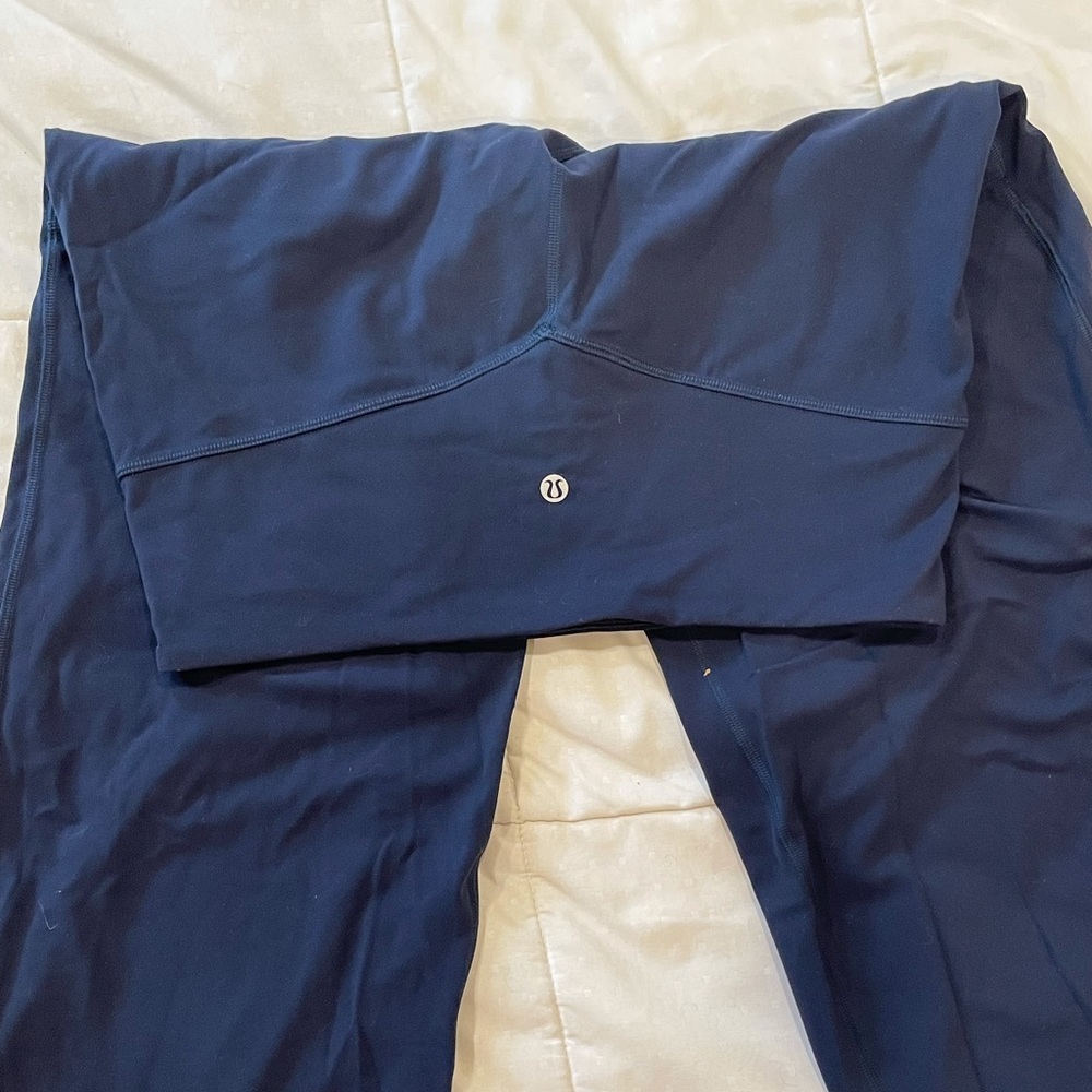 Wide leg align pant in navy size 10 NWOT